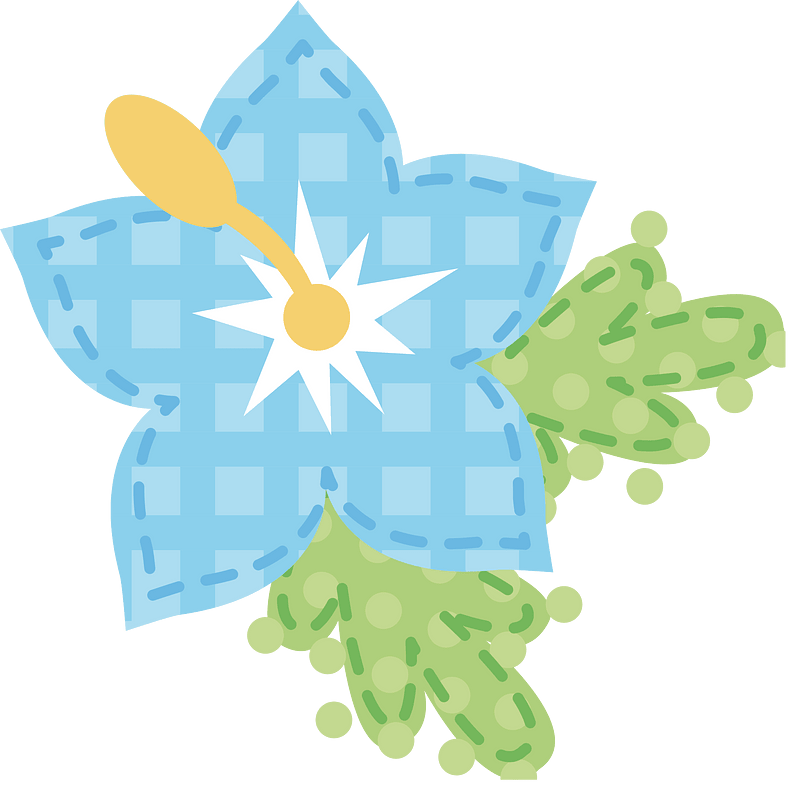Hibiscus applique