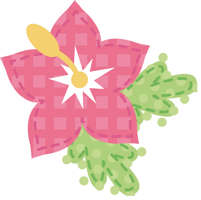 Hibiscus applique