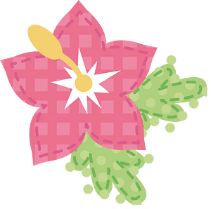 Hibiscus applique