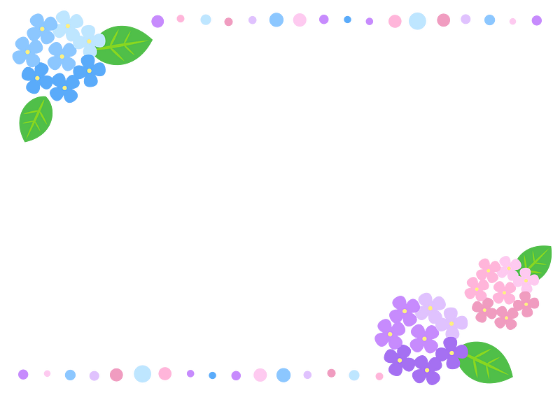 Hydrangea frame