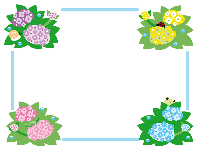Hydrangea frame