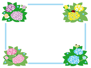 Hydrangea frame