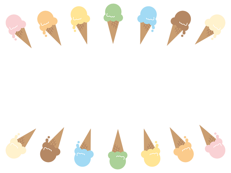 Ice cream frame