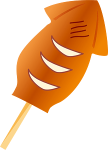Ikayaki baked squid