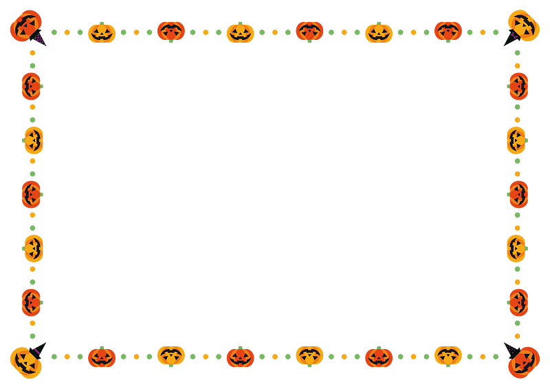 Jack o lantern frame