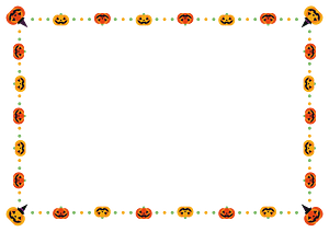 Jack o lantern frame
