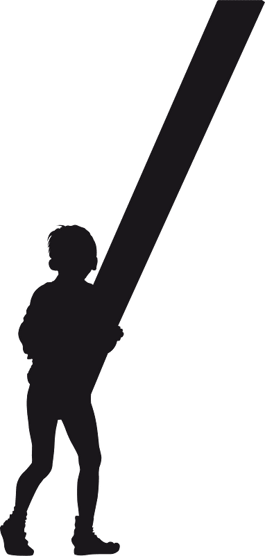 Japanese festival silhouette
