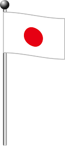 Japanische Flagge