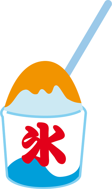 Kakigori shaved ice dessert