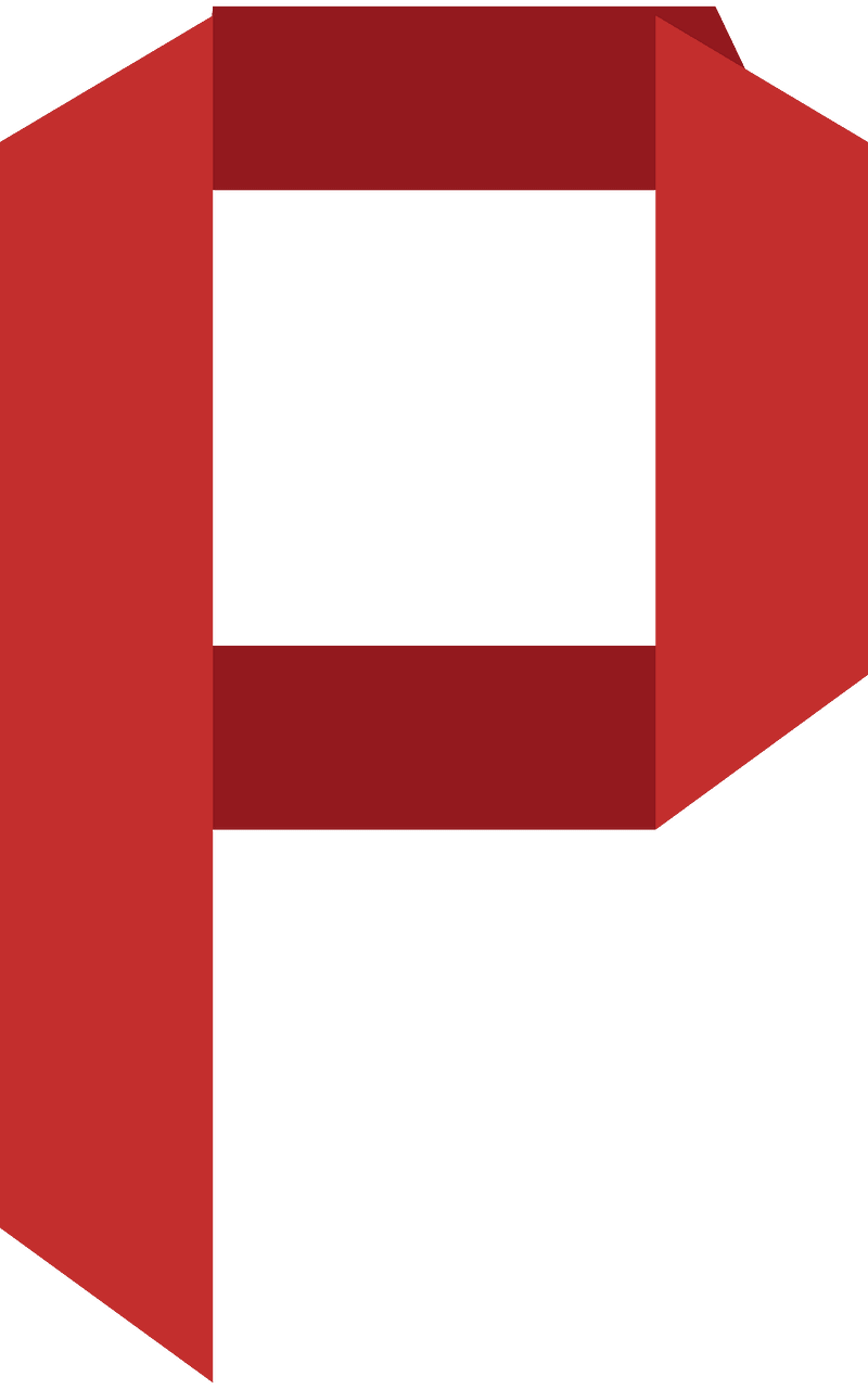 Letter ribbon
