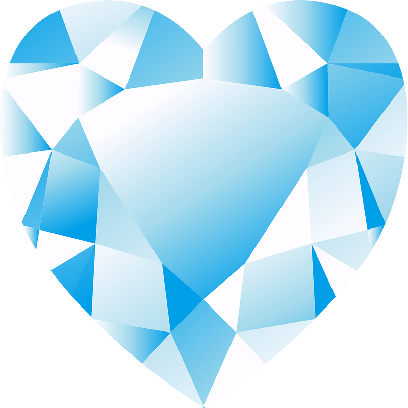 Light blue heart