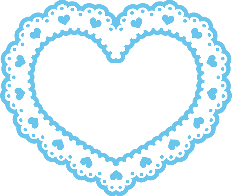 Light blue heart
