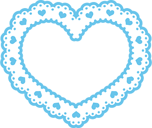 Light blue heart