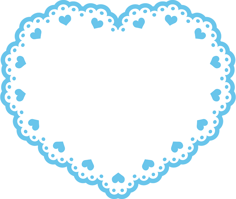 Light blue heart