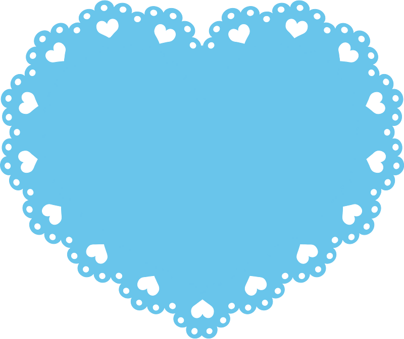 Light blue heart