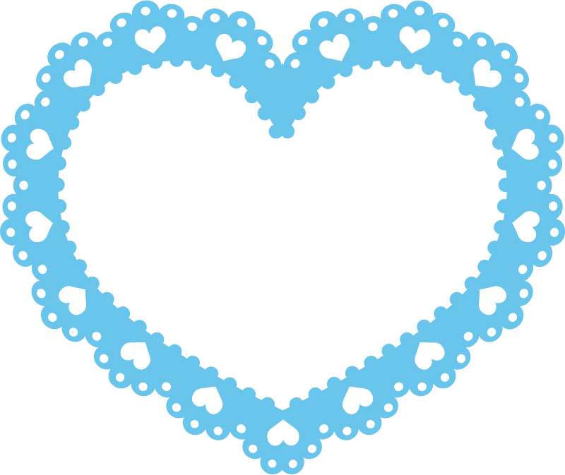 Light blue heart