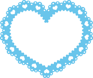 Light blue heart
