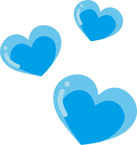 Light blue heart