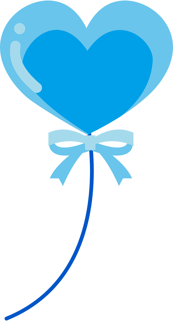 Light blue heart