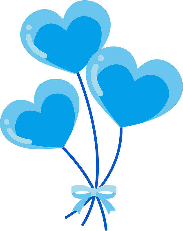 Light blue heart
