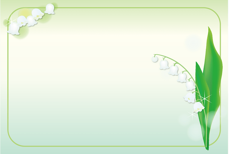 Lily of the valley frame