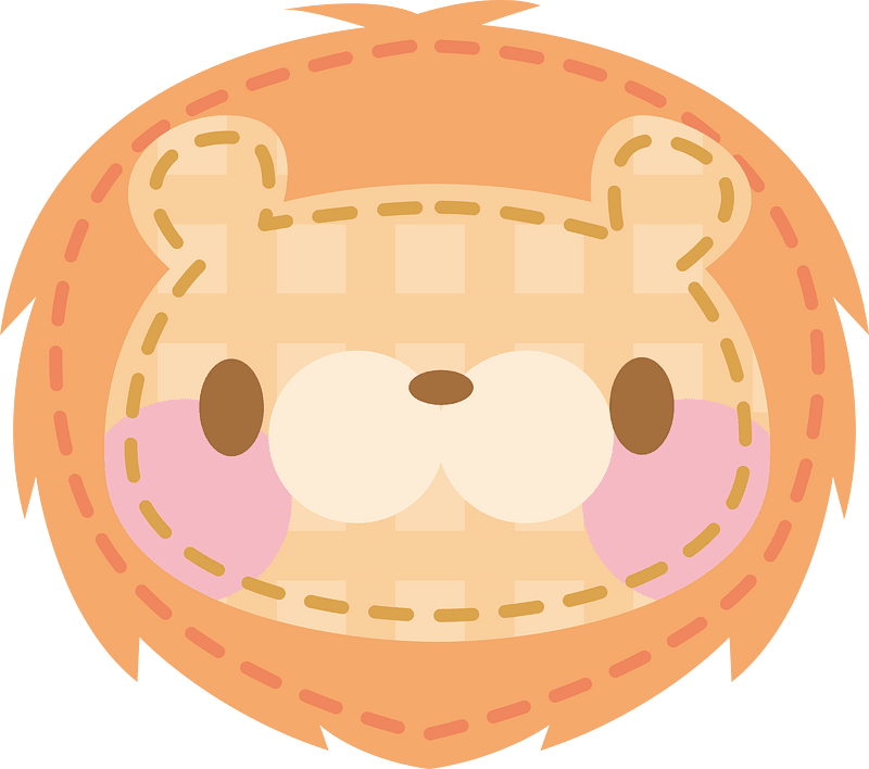 Lion applique