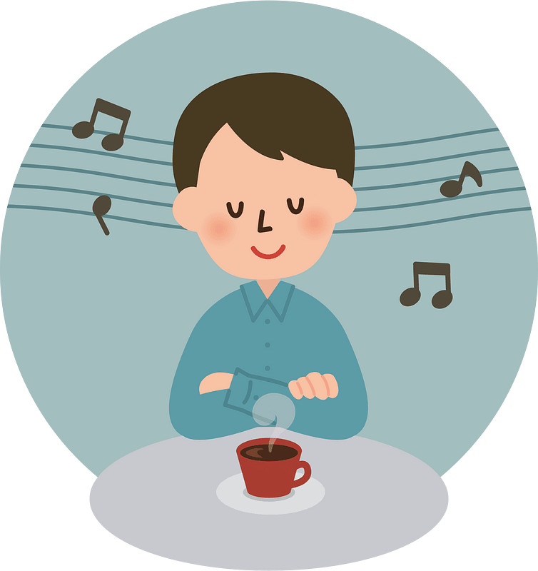 Listening to music