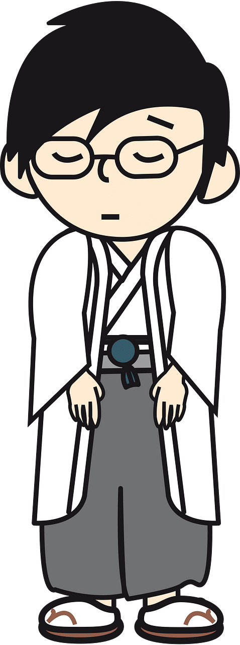Man in kimono