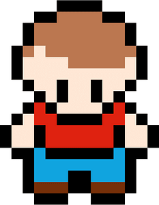 Man pixel art