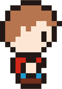 Man pixel art
