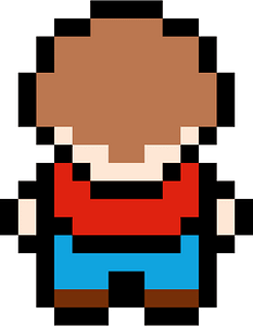 Man pixel art