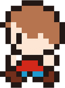Man pixel art