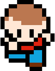 Man pixel art