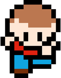 Man pixel art