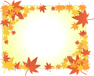 Maple leaves frame