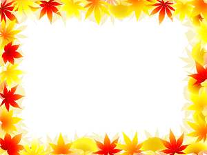 Maple leaves frame