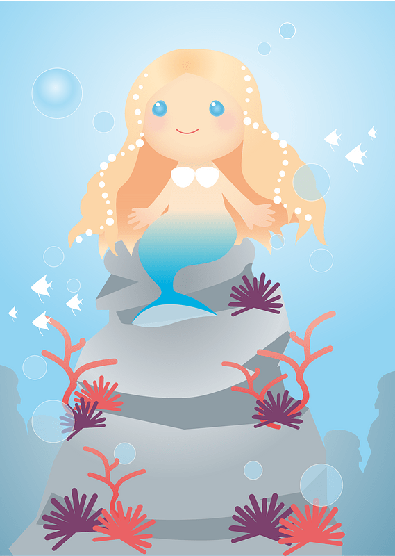 Mermaid underwater