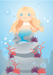 Mermaid underwater