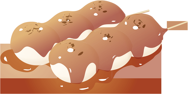Mitarashi dango