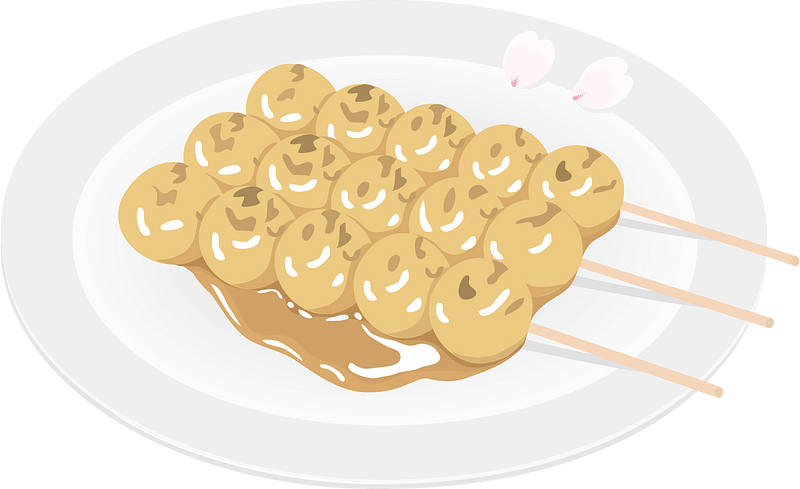 Mitarashi dango