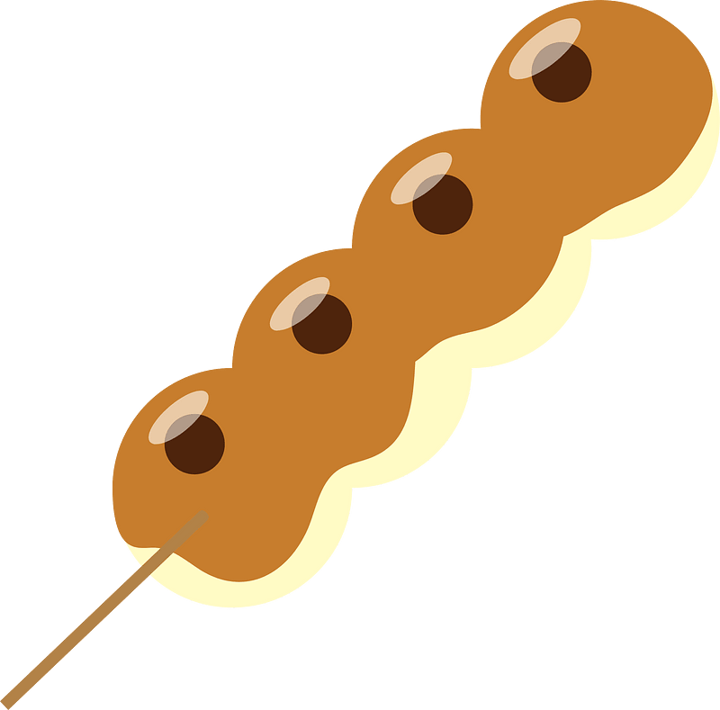 Mitarashi dango