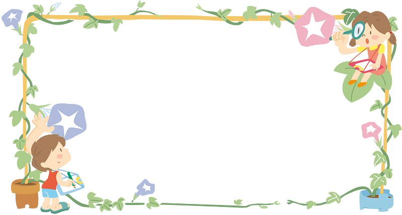 Morning glory kids frame