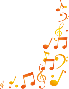 Music note frame