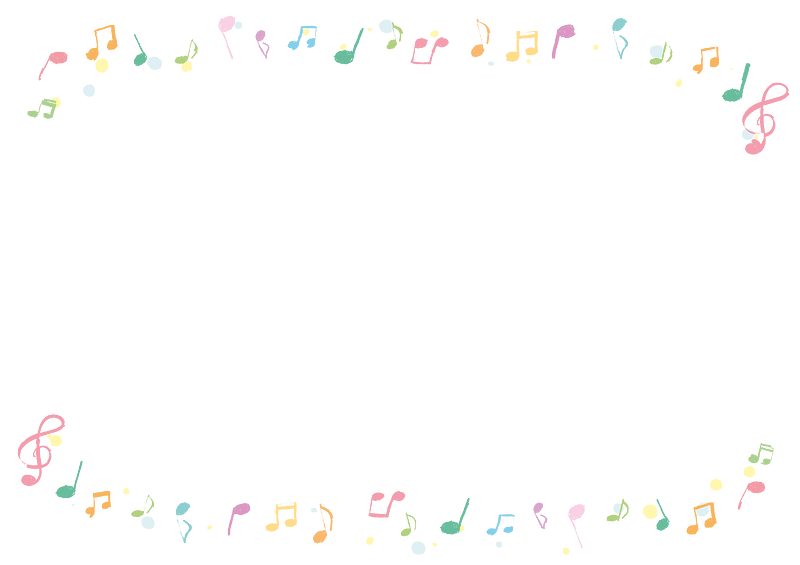 Music note frame