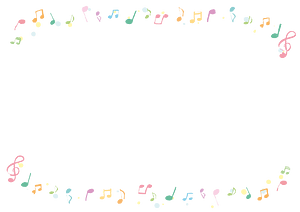 Music note frame