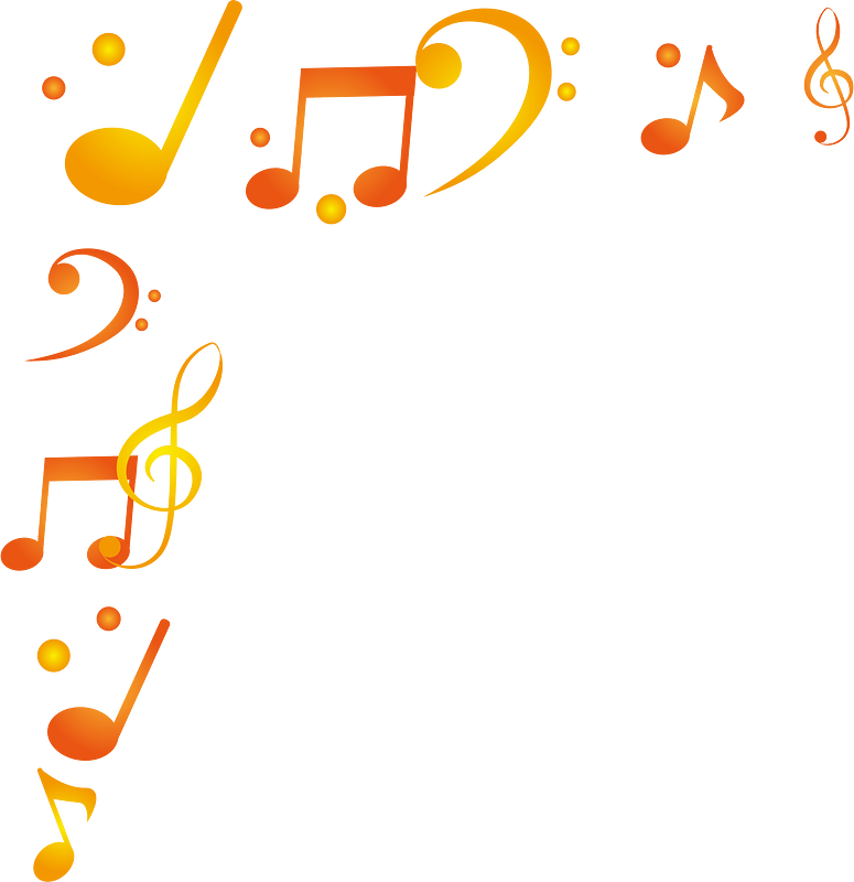 Music note frame
