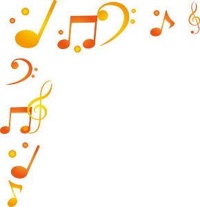 Music note frame