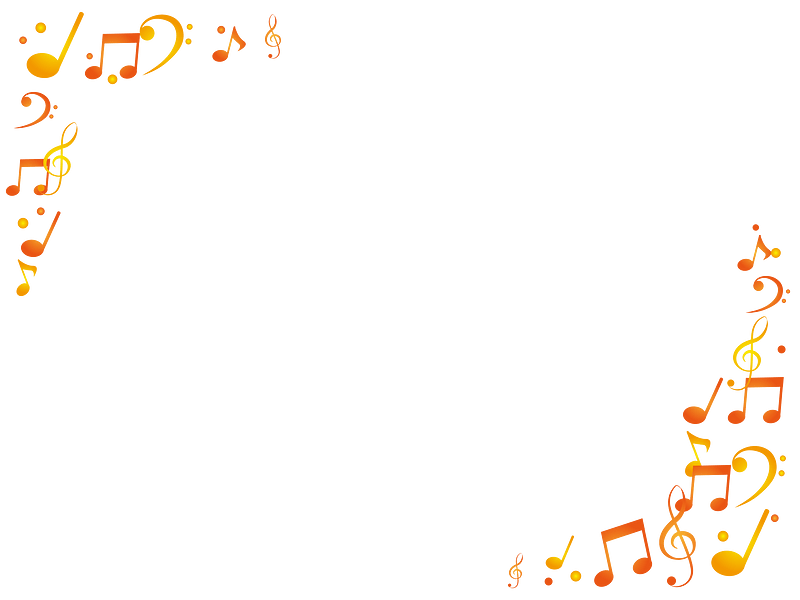 Music note frame