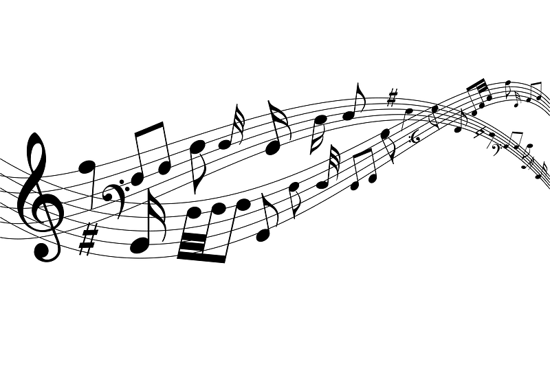 Music nots background