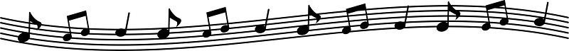 Musical note line